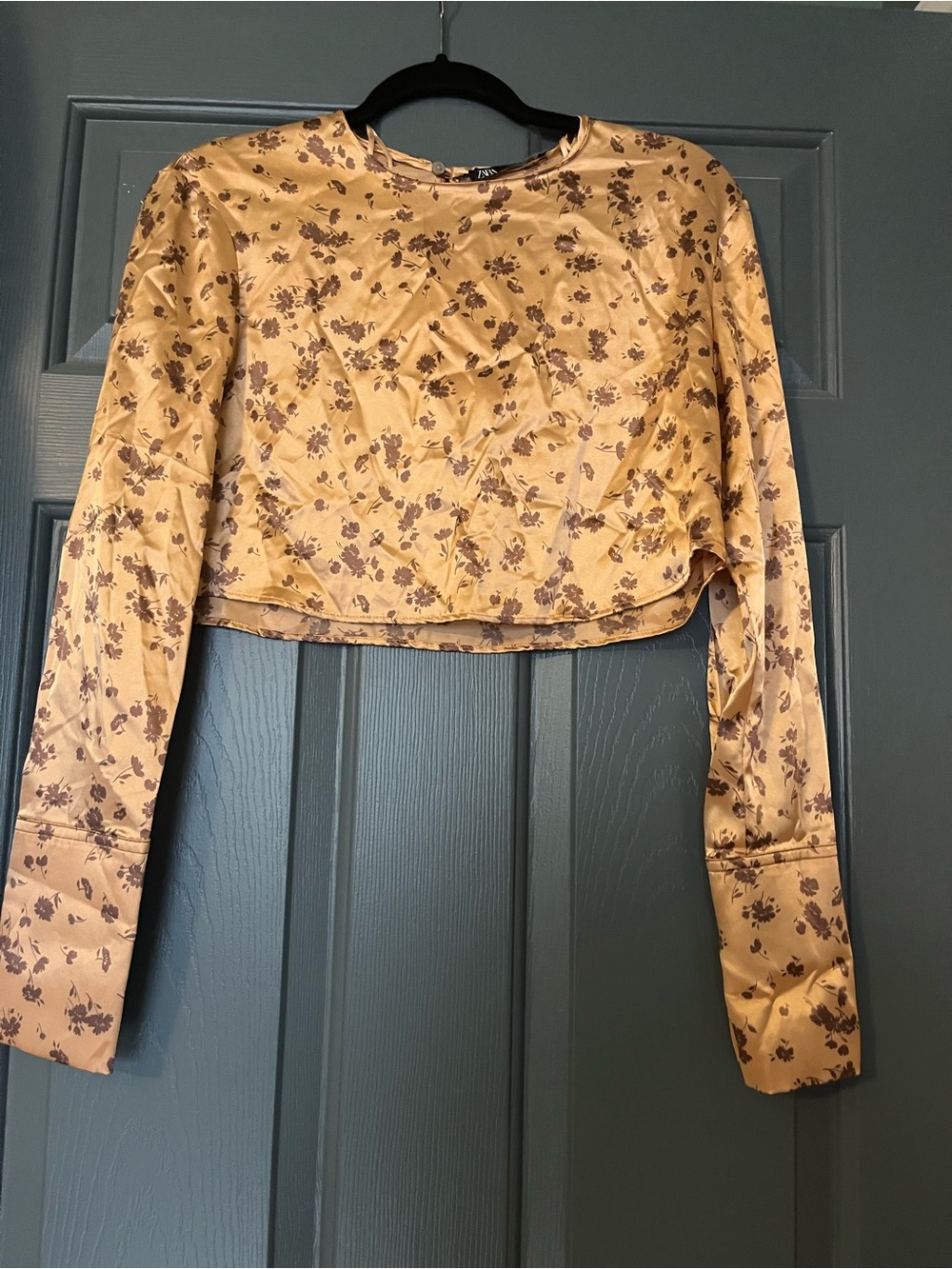 Zara satin top